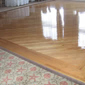 Dance Floor at local beach club refinished