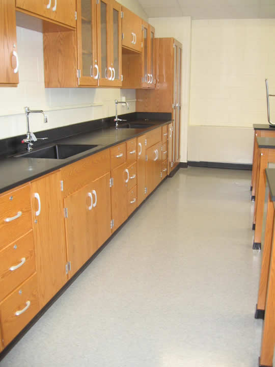 High School classrooms, library, laboratory, library and lobby
