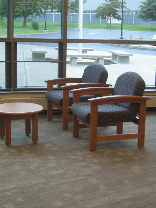 High School classrooms, library, laboratory, library and lobby