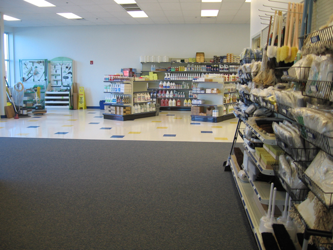 Retail Store Vinyl Tile & Carpeting
