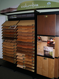 Hardwood flooring selections from Columbia