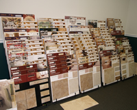 Complete selection of floor and wall tile and stone from many manufacturers